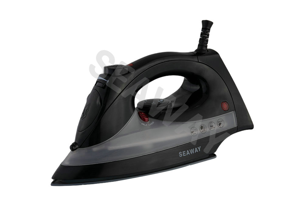 SW-2688 Hotel Auto Electric Ferro a vapor preto com base de cerâmica