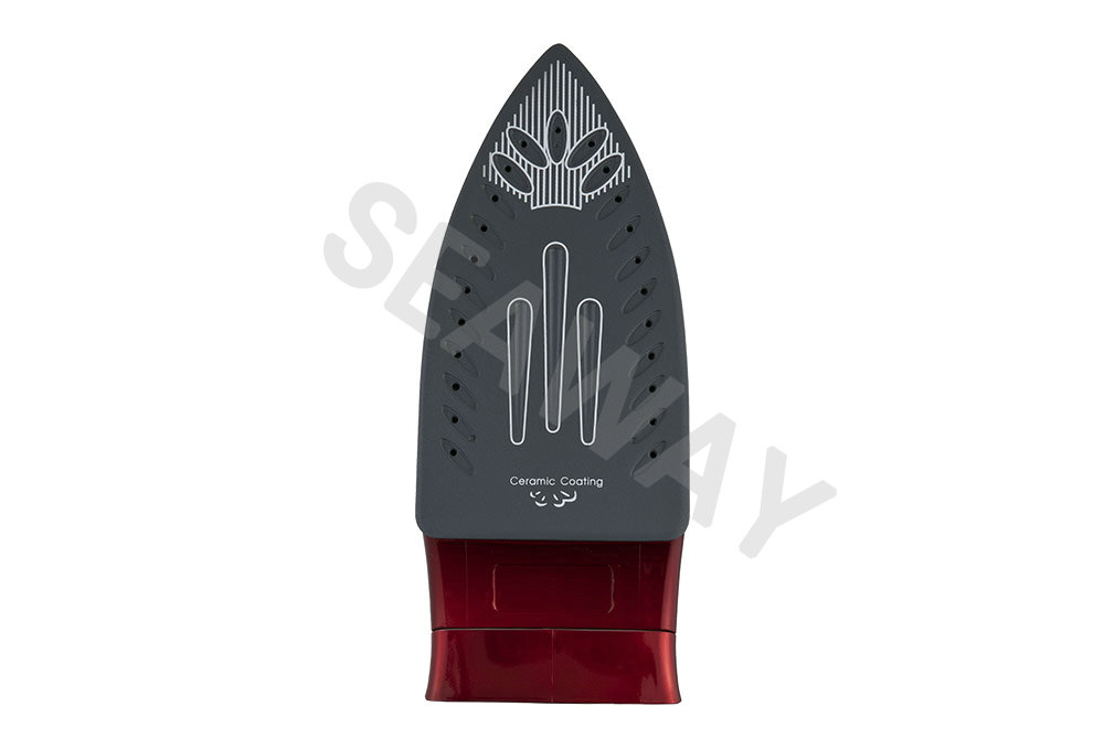 SW-2688 Hotel Auto Electric Ferro a vapor preto com base de cerâmica